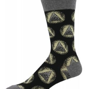 Illuminati  Black Socks